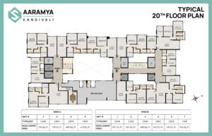Typical 20th Floor Plan