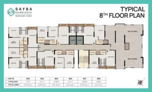 Typical 8th Floor Plan