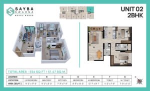 Unit 02 - 2 BHK
