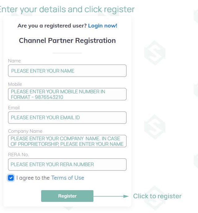 Sayba Select partner registration form